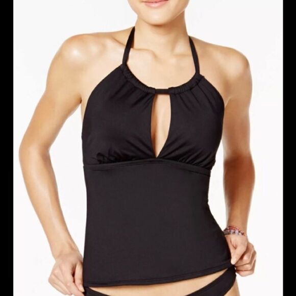La Blanca high neck keyhole tankini top. Size 8 NWT - Picture 5 of 7